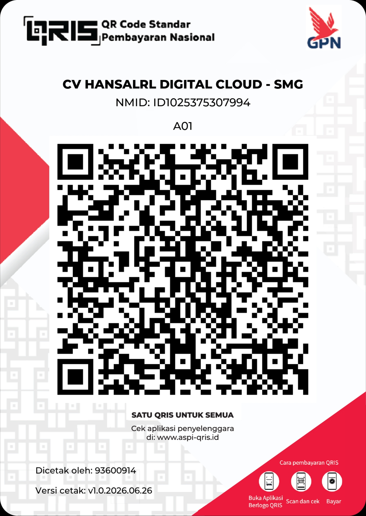 QRIS CV Hansalrl Digital Cloud - SMG